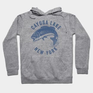 Cayuga Lake New York Fishing Hoodie